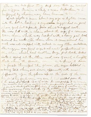 (SLAVERY & ABOLITION.) Letters and diary of a northerner in Mississippi, with vivid descriptions of whippings and slave auctions.